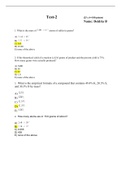 Chemistry Test 2