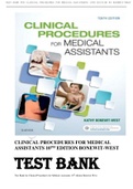 CLINICALPROCEDURES FOR MEDICAL ASSISTTANTS 10TH EDITION BONEWIT--WEST 