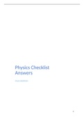 Physics Edexcel (9-1) GCSE Revision Document - Paper 1 