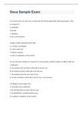 DECA  BUNDLED  exams  2023 with 100% correct answers