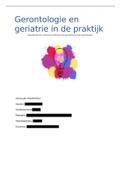 Minor Gerontologie en geriatrie - Innoveren binnen het geriatrische beroepsdomein 7,7
