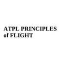 ATPL PRINCIPLES of FLIGHT