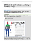 CFT Quiz 2 - Unit 2 To CFT Quiz 30 - Unit 30.All Quizzes With Correct Answers. 2023