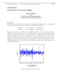 CHAPTER 3. STATISTICS AND TIME SERIES SOLUTIONS University of Alabama EC 410