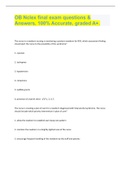 OB Nclex final exam questions & Answers, 100% Accurate, graded A+.