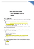 POLI 330N Week 8 Final Exam (Version 1 - Essay & MCQs).