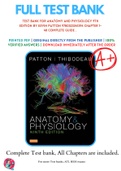 Test Bank For Anatomy and Physiology 9th Edition by Kevin Patton 9780323341394 Chapter 1-48 Complete Guide . 