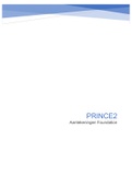 Complete samenvatting PRINCE2