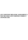 ATI CAPSTONE MED-SURG ASSESSMENT 2 NEW REVISED AND VERIFIED CORRECT ANSWERS 2023. 