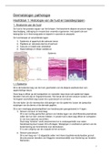 Samenvatting Pathologie Dermatologie