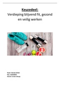 Keuzedeel blijvend fit, veilig en gezond werken