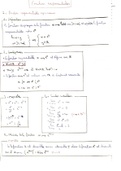  résumé de mathématique du cours de fonction exponentielle