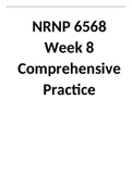 NRNP 6568 Week 8 Comprehensive Practice