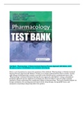 Test Bank - Pharmacology: A Patient-Centered Nursing Process Approach (9th Edition,) PHARMACOLOGY 9TH EDITION MCCUISTION TEST BANK