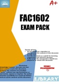 FAC1602 EXAM PACK 2024