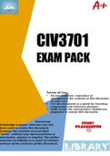 CIV3701 EXAM PACK 2024