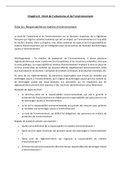 8.c. Droit de l'urbanisme et de l'environnement - Responsabilité en matière d'environnement