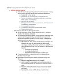 NR599_ Nursing Informatics Final Exam Study Guide(A+ graded latest update)