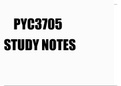 PYC3705 STUDY NOTES