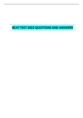 BCAT Test 2022 Questions And Answers|2022-2023