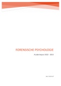 Toegepaste Psychologie - Klinische Psychologie - 3e jaar 