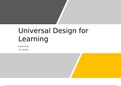 SPD 500 Universal Design for Learning- Grand Canyon University Course SPD 500 Institution SPD 500 SPD 500 Universal Design for Learning- Grand Canyon University/SPD 500 Universal Design for Learning- Grand Canyon University/SPD 500 Universal Design for Le