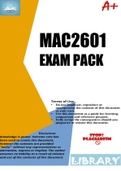 MAC2601 EXAM PACK 2023