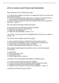 CPACC EXAM QUESTIONS AND ANSWERS 