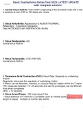 Basic Dysrhythmia Relias Test 2023 LATEST UPDATE with complete solution