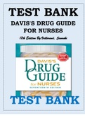 TEST BANK FOR DAVIS'S DRUG GUIDE FOR NURSES SEVENTEENTH EDITION BY VALLERAND, SANOSKI  Davis's Drug Guide for Nurses 17th Edition by Vallerand, Sanoski Test Bank and Additionally Ebook Pdf for Davis’s Drug Guide for nurses 17th edition (2021/2022)