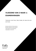 Alle antwoorden op de examenvragen - Vloeiend van 3 naar 1 