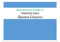 HESI RN EXIT EXAM V5 - (Questions & Answers) Scored 98% Updated 2023