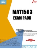 MAT1503 EXAM PACK 2023