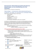 Samenvatting ontwikkeling Syndroom v. Down, Duchenne en Cerebrale Parese