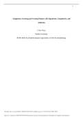 WK10Assgn Assignment: Assessing and Treating Patients with Impulsivity, Compulsivity, and Addiction