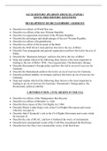 iGCSE Pearson Edexcel History Paper 1 Quick Fire Questions - Development of Dictatorship (Germany) and A Divded Union (USA)