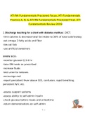 ATI RN Fundamentals Proctored Focus, ATI Fundamentals Practice A, B, & ATI RN Fundamentals Proctored Final, ATI Fundamentals Review 2019