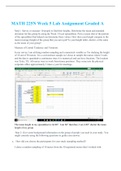 MATH 225N Week 5 Lab Assignment Graded A