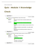 NRNP 6552 Women's Modules (1 - 3) Knowledge Check Quiz/ Questions and Answers/ 100% Correct