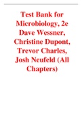 Microbiology 2nd Edition By Dave Wessner, Christine Dupont, Trevor Charles, Josh Neufeld (Test Bank)