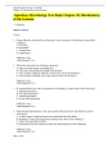 OpenStax Microbiology Test Bank Chapter 10: Biochemistry of the Genome