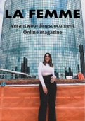 Major 4: Individuele opdracht Verantwoordingsdocument magazine | Contentcreatie | Communicatie jaar 1