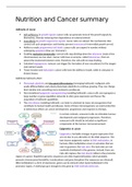 Summary Nutrition and Cancer, HNH37806, wur