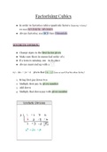 Math grade 12 Factorising Cubics 