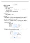 Volledig uitgewerkt SPSS stappenplan voor Statistiek 3 