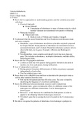 GBIO 312 Exam 1 Study Guide