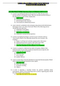 ATI RN PROCTORED Nursing Care of Children 2019 A & B DOWNLOAD TOSCORE A 1.	A nurse is providing education to the parent of a child who has cystic fibrosis and has a prolapsed rectum. The nurse should teach that which of the following is a cause of this co