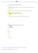 Grand Canyon University| CWV Week 1 Quiz 1-15 | Questions and Answers Course CWV 101 Institution Grand Canyon University  In worldview, what is human nature?  Deals with questions about what humans are made of: bodies, souls, or a bodysoul complex.  Hu