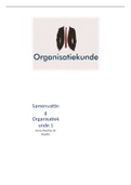 Samenvatting organisatiekunde Edumundo H1 t/m H3