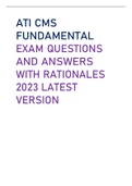 FUNDAMENTAL EXAM QUESTIONS AND ANSWERS WITH RATIONALES 2023 LATEST  VERSION